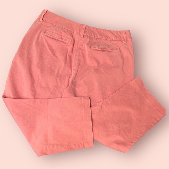 FINAL MARKDOWN Talbots Petite Pink Stretch Capris size 14P - Picture 2 of 5